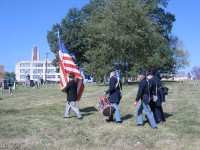 Re-enactors from the 9th Pennsylvania Reserves